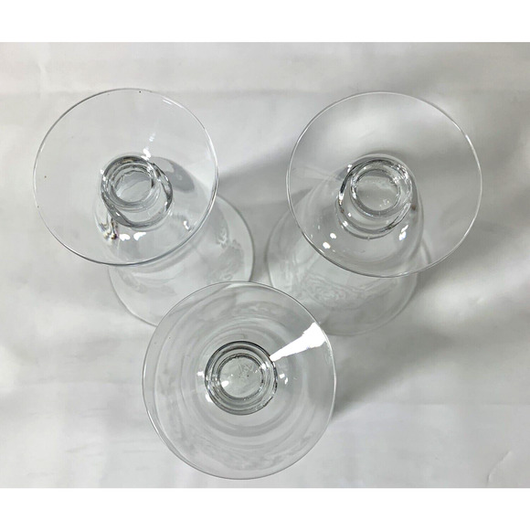 3 Vintage Fostoria Wine Glasses‎ Camellia Etched Roses Pedestal Cordial Juice - Picture 6 of 6